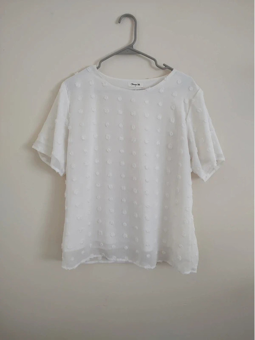 Blooming Jelly White Blouse Size M